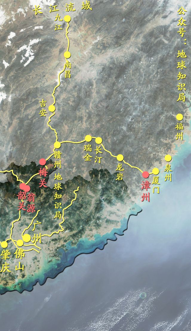 广东省与福建省地图，揭示两地的地理脉络与文化交汇